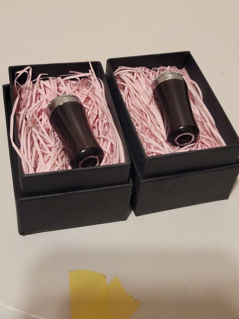 希少ヒトトキワークス カスタムハンドルノブ エボニー 2個