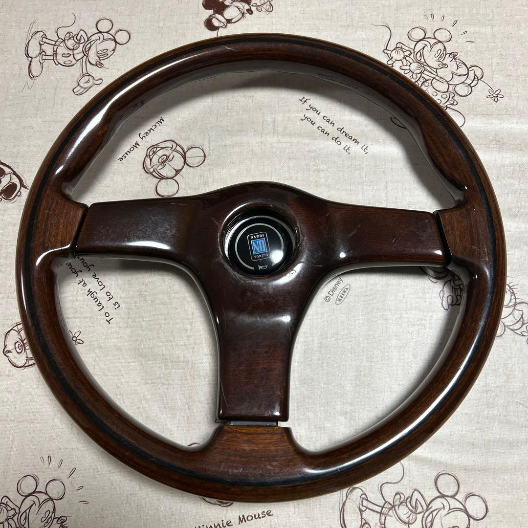 ナルディー　ウッド製 3スポーク ステアリング 本体