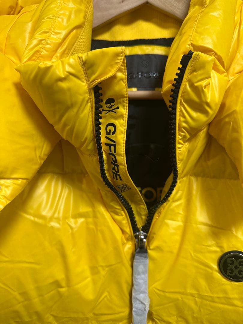 新作G/FORE韓国ジーフォア　メンズダウンベスト　イエローsizeXL