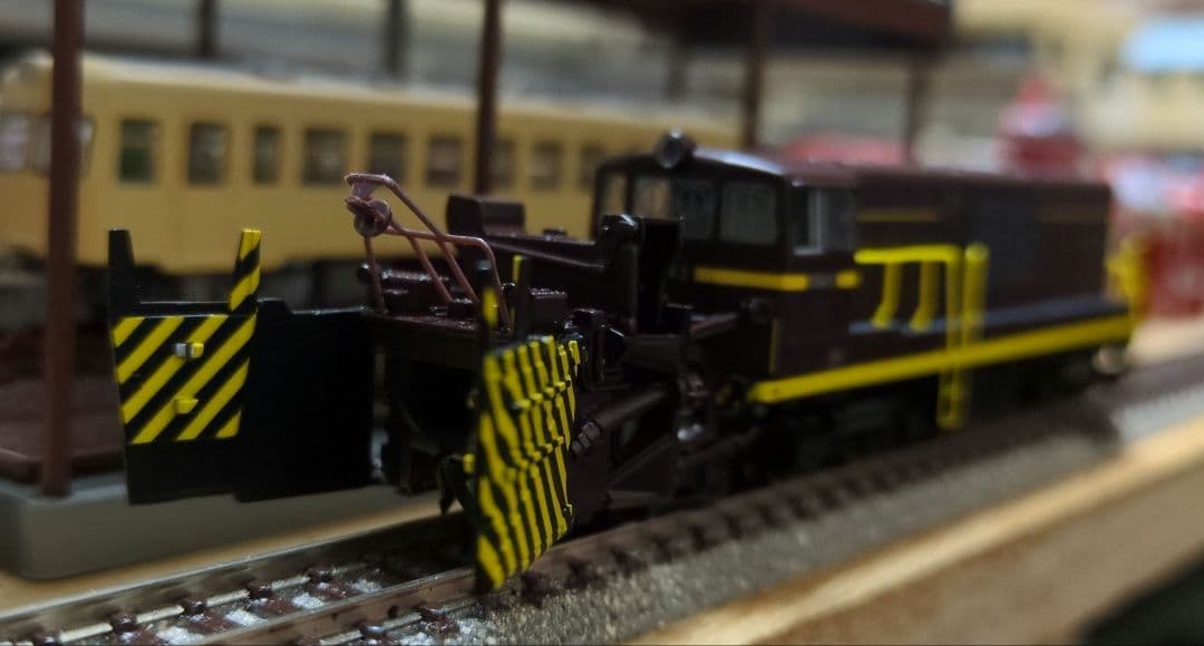 鉄道模型 国鉄DD14 3 茶色 除雪機関車