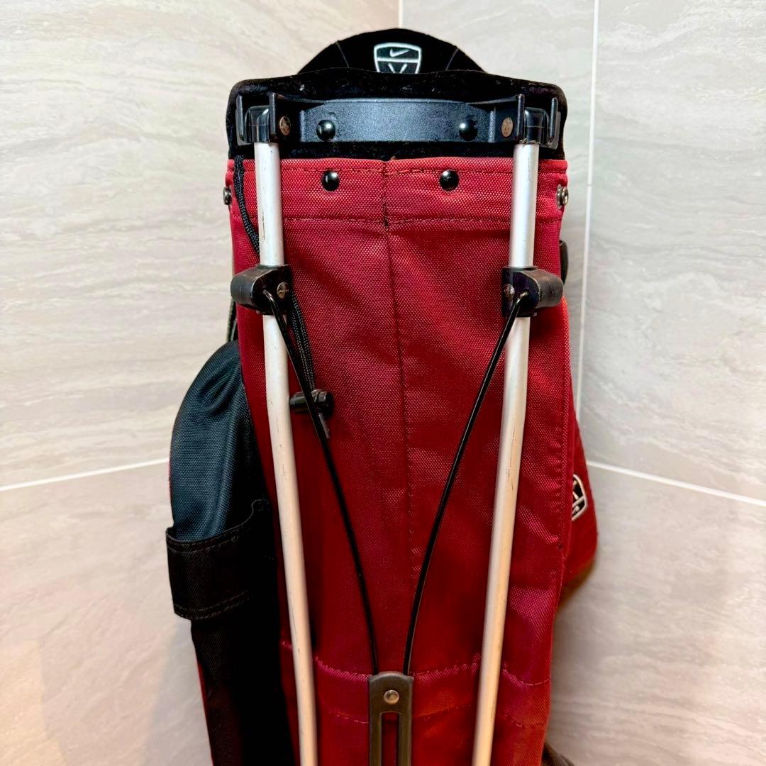 NIKE キャディバッグ　ワインレッド　軽量