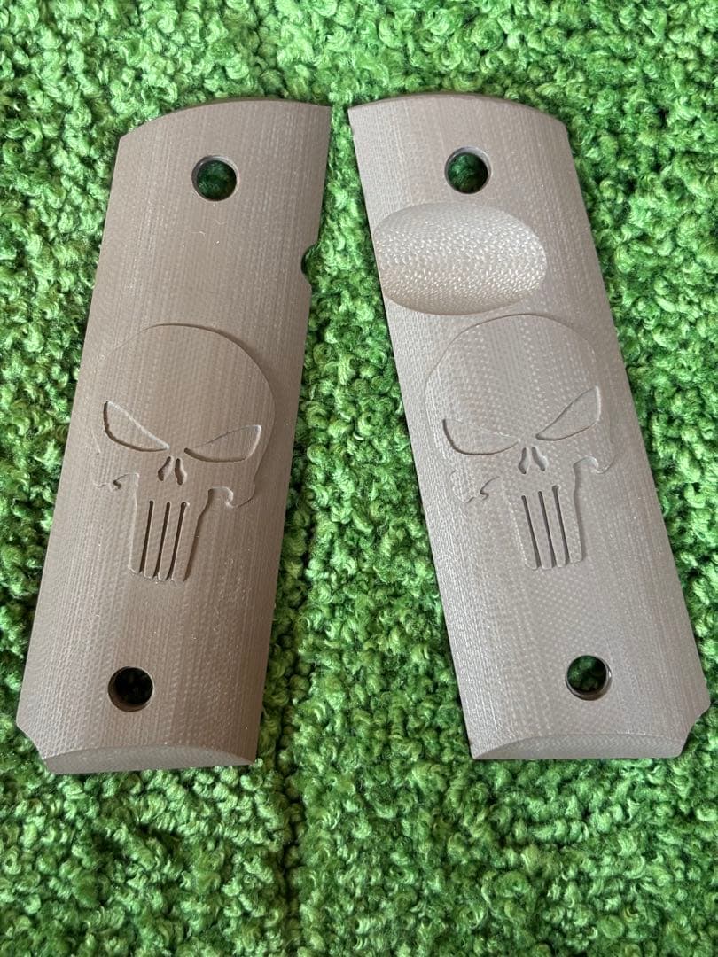 LOKGRIPS フルサイズ用 G10製　実物　ガバメントグリップ パニッシャー