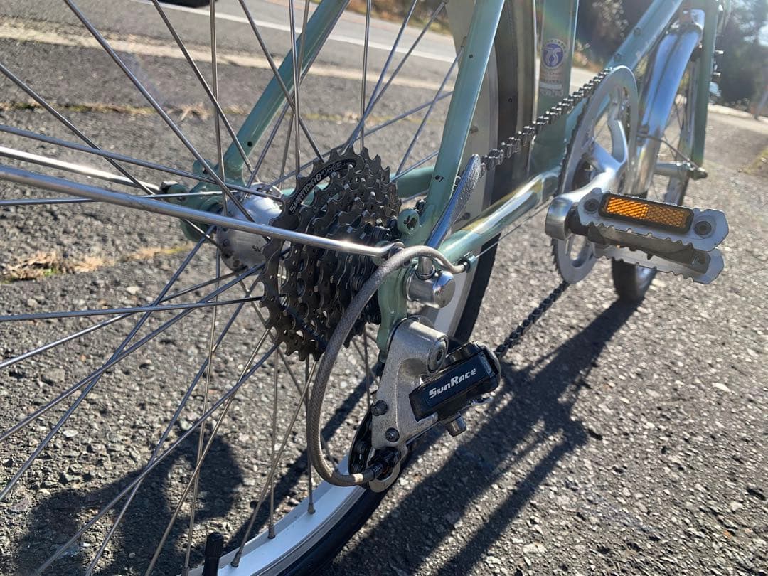 【即乘】送料無料BianchiミニベロMerCo小径車クロスバイク7速20インチ