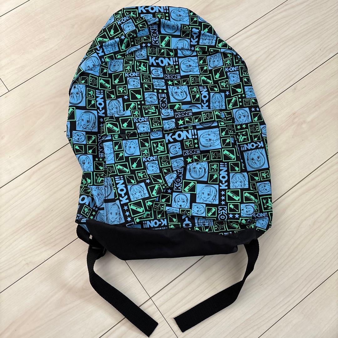 けいおん!! アウトドアリュック 黒 ブラック 青