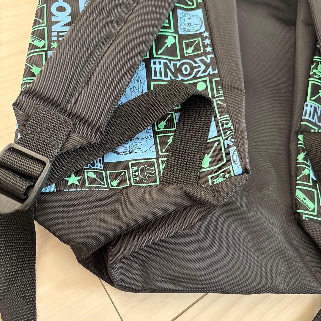 けいおん!! アウトドアリュック 黒 ブラック 青