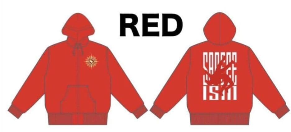 Sareee　パーカー　赤　Lサイズ　スターダム　STARDOM　女子プロレス