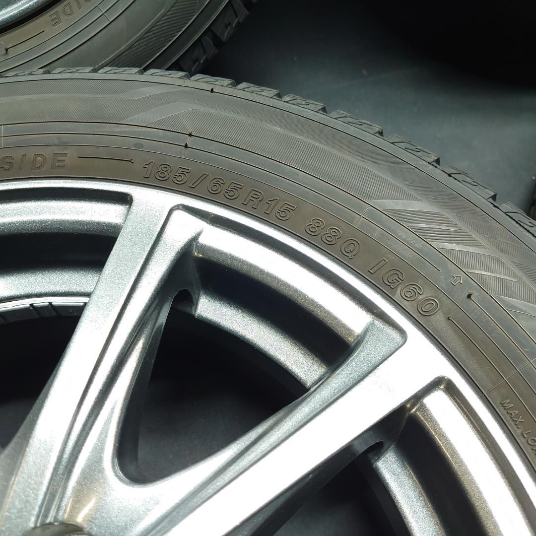 社外アルミ 185/65Ｒ15 シエンタ プリウス プレミオ PCD100