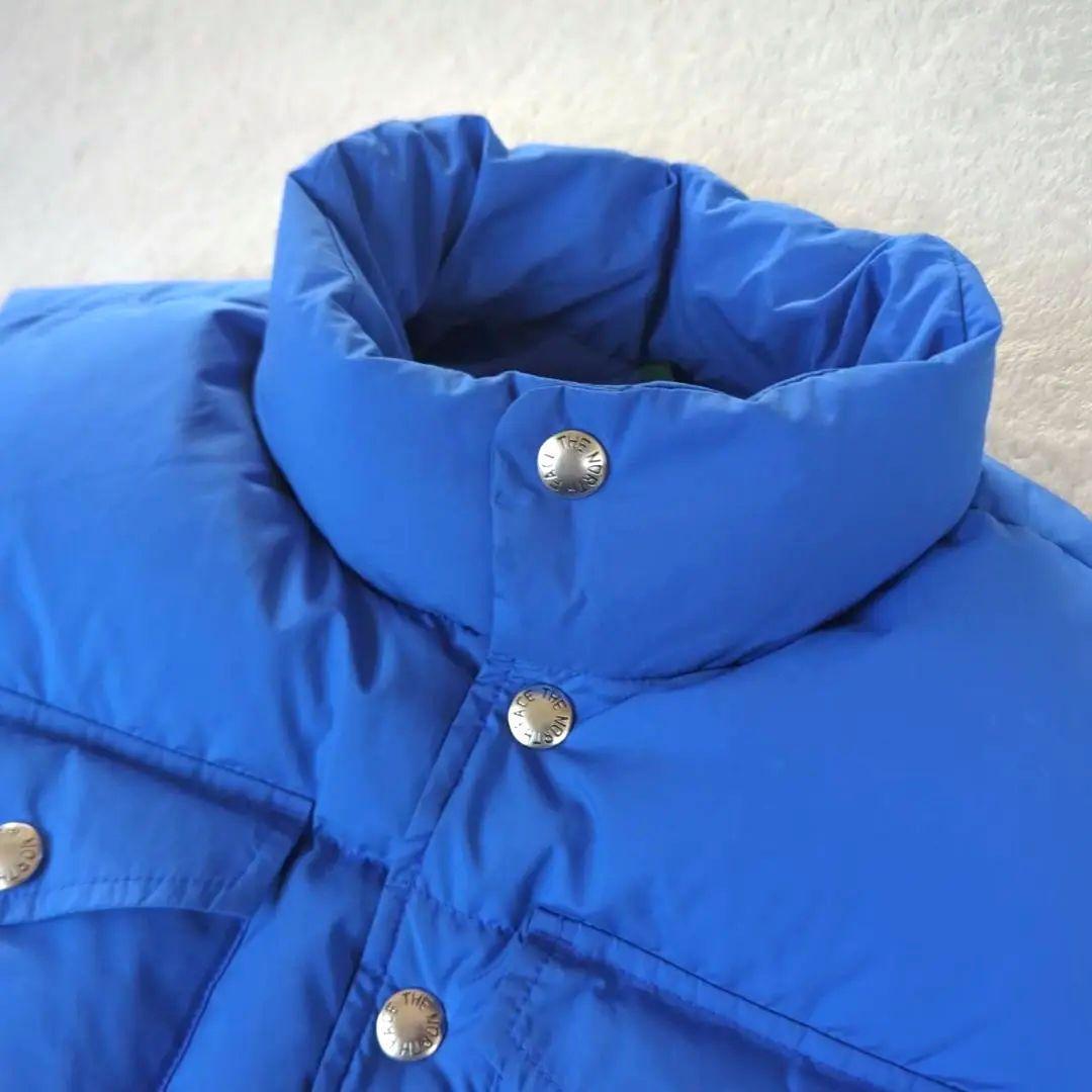 【コラボ】 グッチ ノースフェイス ダウンベスト ブルー サイズS アウター