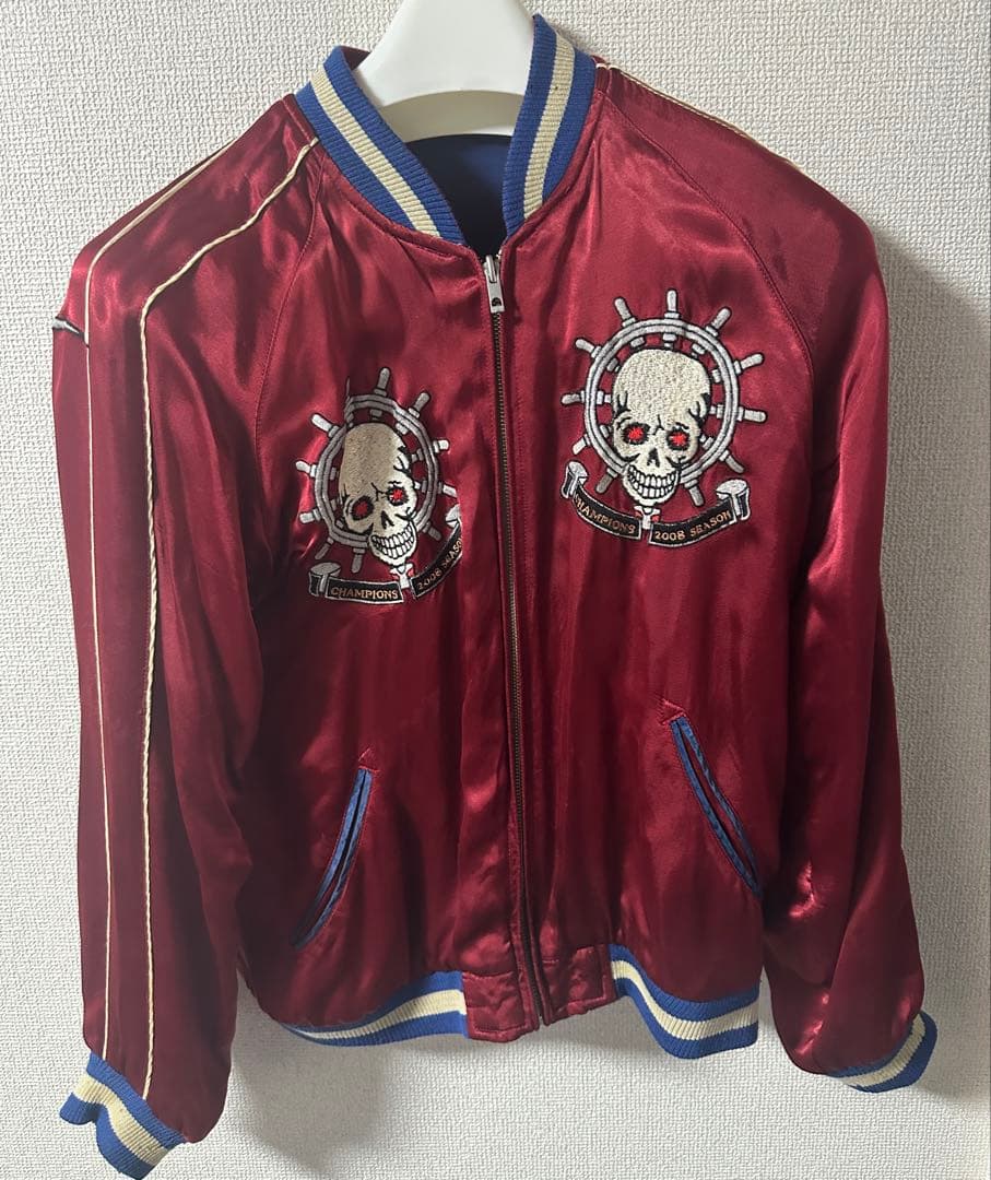 鹿島 アントラーズ スカジャン リバーシブル IN.FIGHT サイン入り