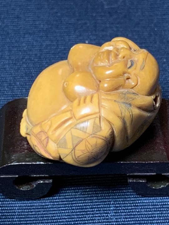 根付　骨董   置物 古美術 布袋骨董品 茶道具　縁起物  レトロ アンティーク