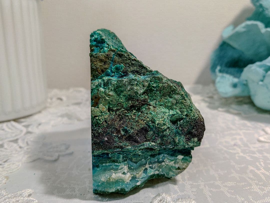 パワーストーン　原石　クリソコラ　676ｇ　No.61