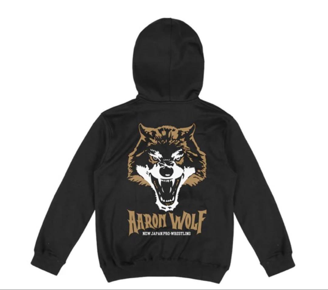 【新品未使用品】ウルフアロン　パーカー　ＸＬサイズ　ブラック　新日本プロレス