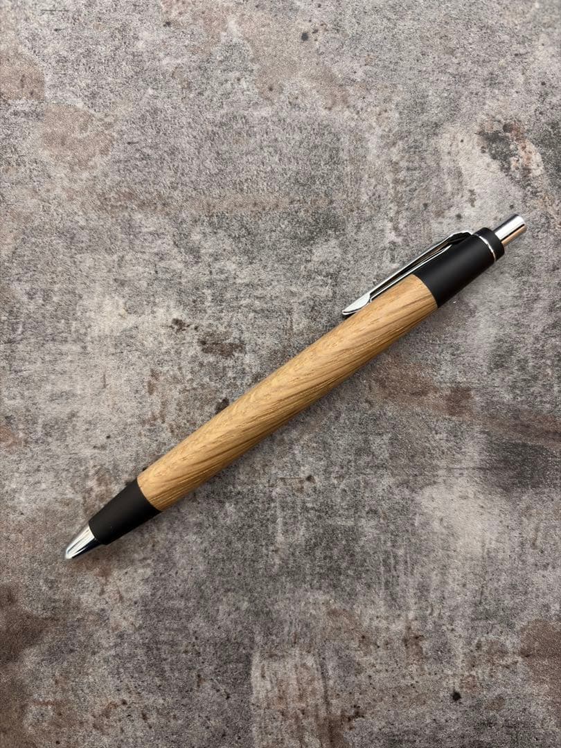 野原工芸 楢 シャーペン　新型　シルバー金具