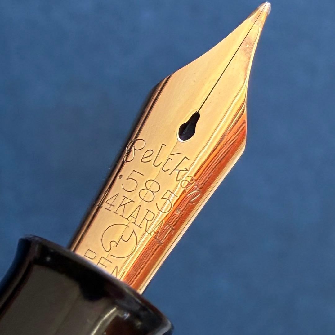 兜木ペリカン　手作り万年筆　兜木銀次郎　レバーフィラー