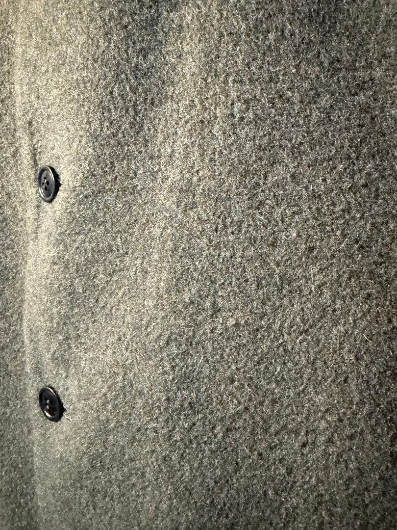 confect ウールモッサークルーネックベスト　カーキ