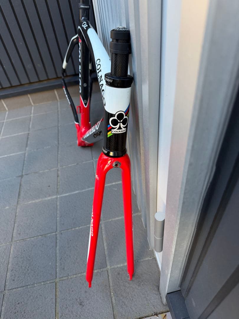 COLNAGO CX-ZERO カーボンフレームセット フォーク塗装割れ？