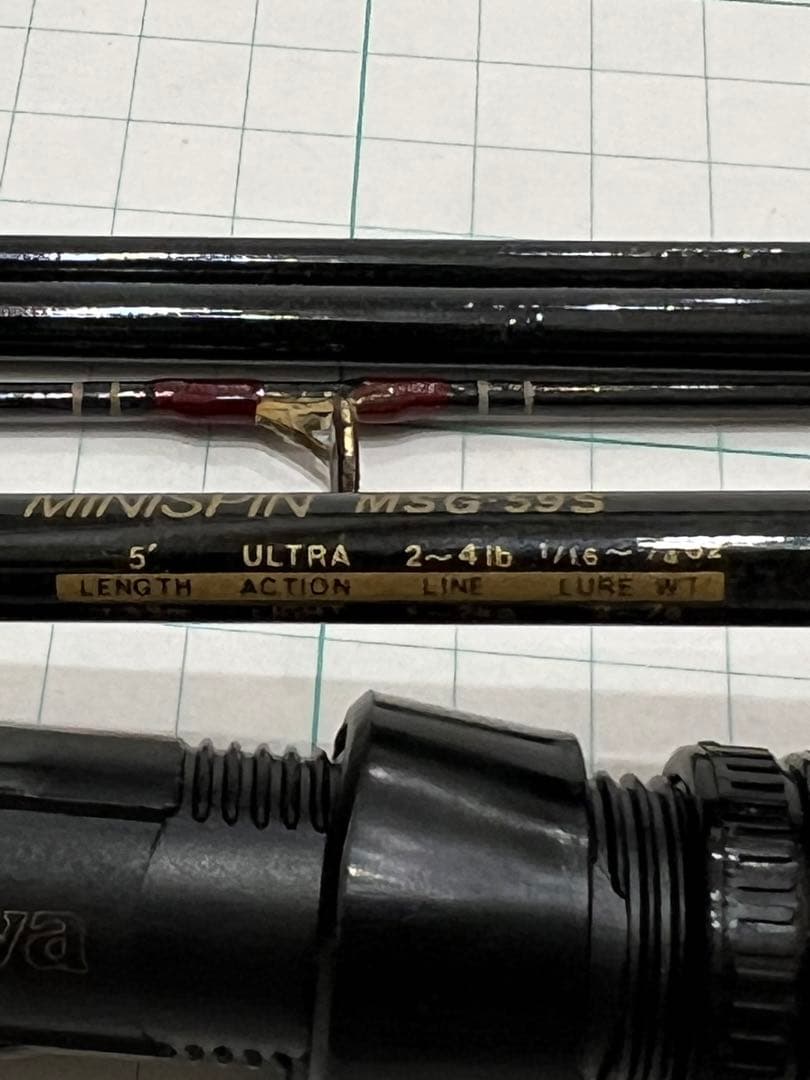Daiwa Minispin ロッド リールセット AG750 MSG-59S