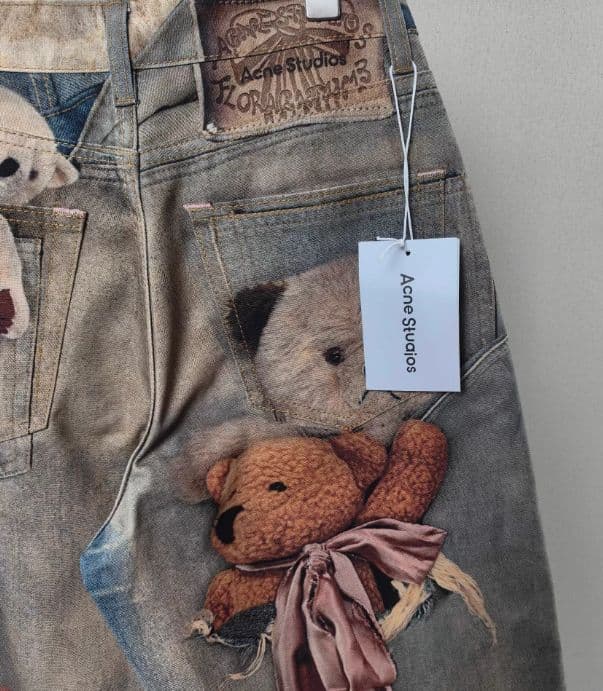 ✨美品 Acne Studios デニムデザイン パンツ Sサイズ