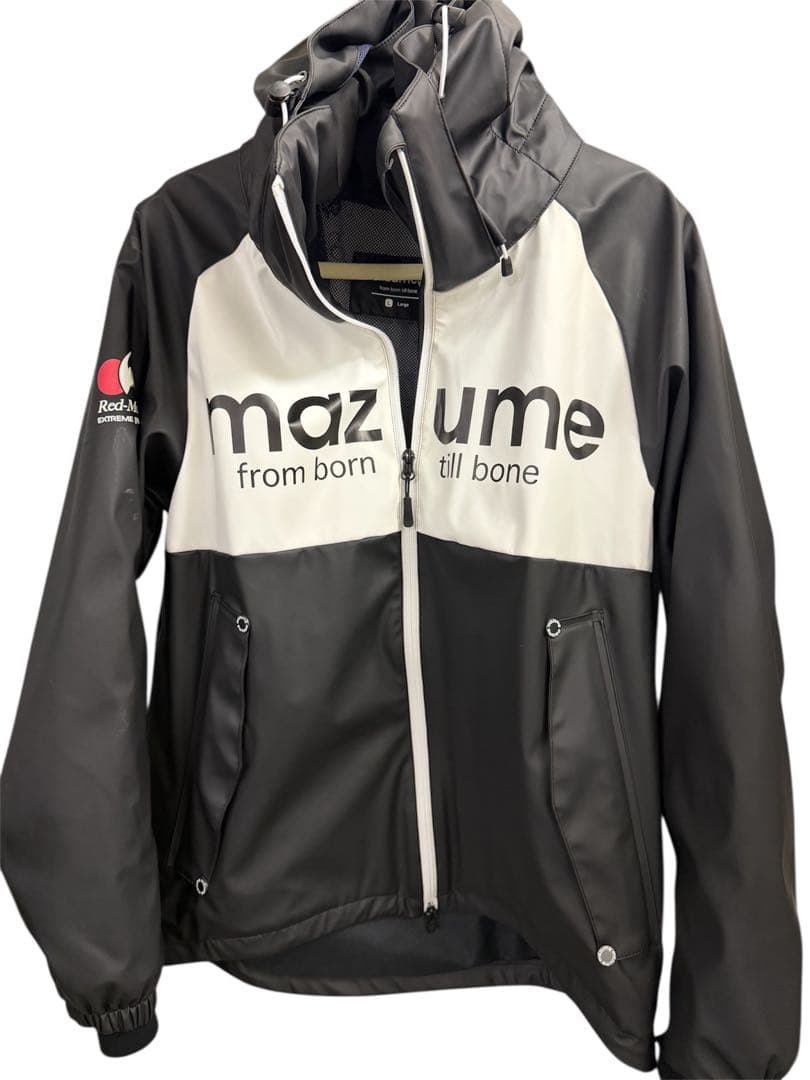 mazume ウェア 黒/白 フード付き