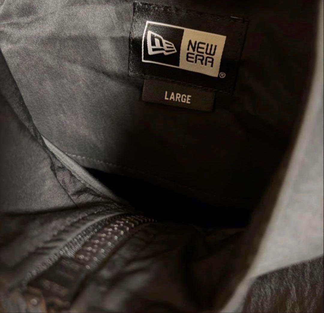 ニューエラ　ウィンドジャケット ストレッチウーブン ブラック ゴルフLサイズ