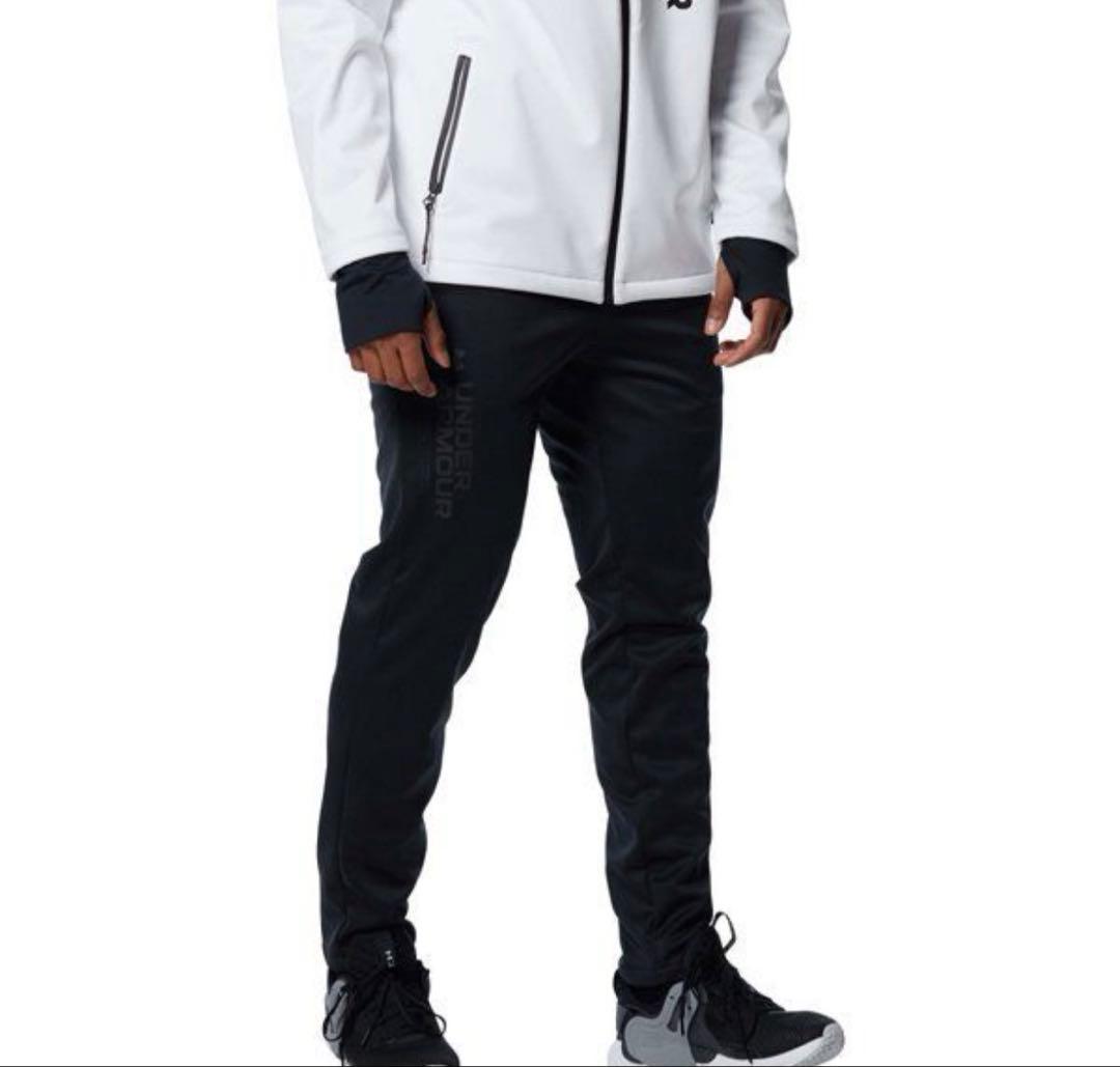 アンダーアーマー ウィンターニット　上下セット ブラック　ジャージ