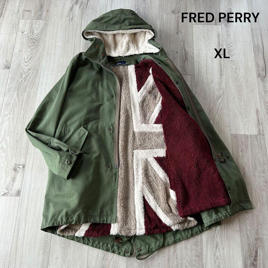 FRED PERRY モッズコート フィッシュテールパーカー XL オリーブ