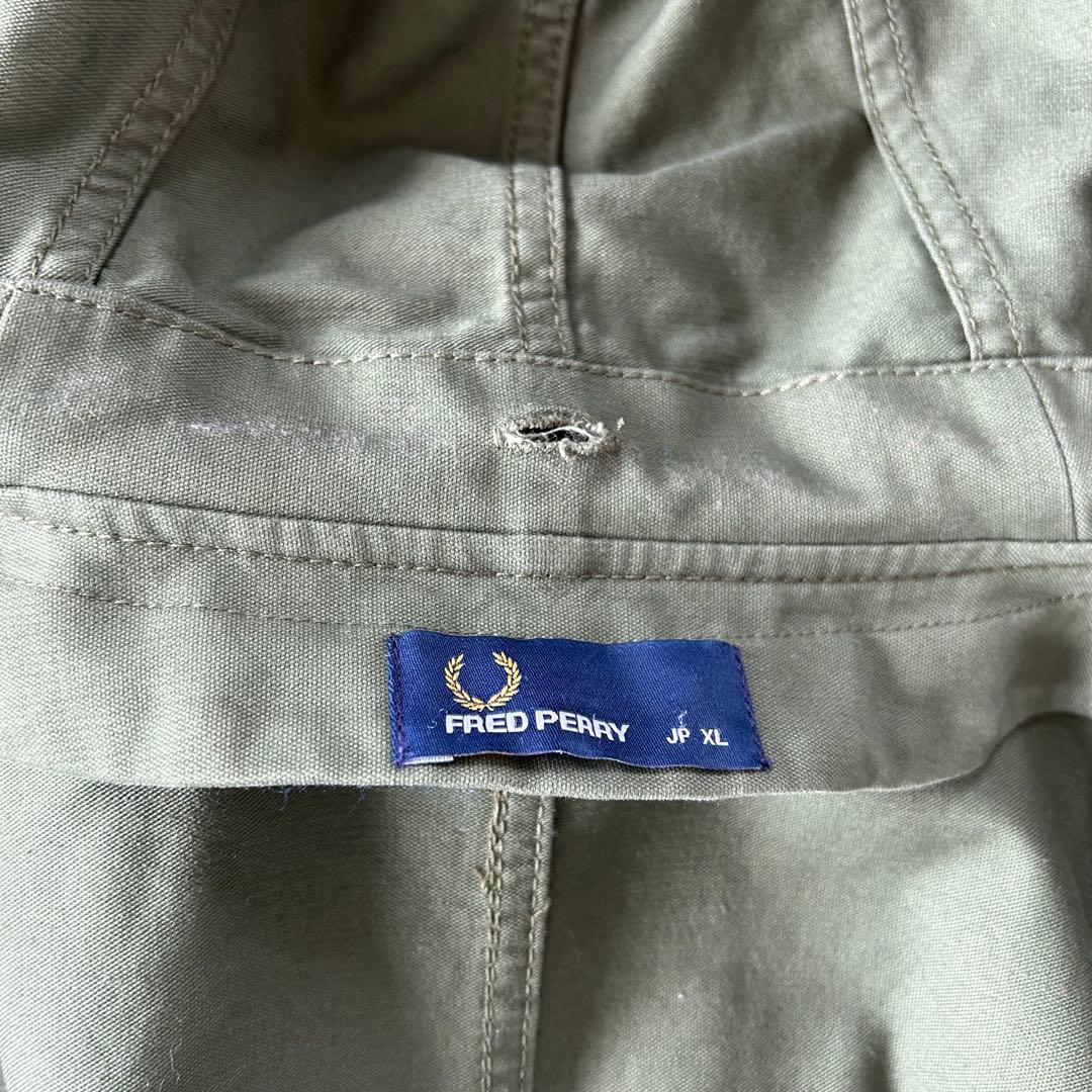 FRED PERRY モッズコート フィッシュテールパーカー XL オリーブ