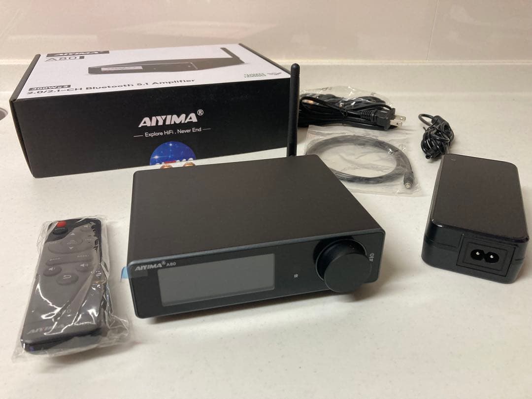AIYIMA A80 ステレオアンプ(元箱有り)