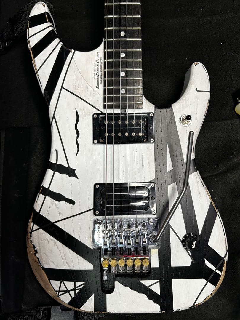 washburn USA N4 白黒フランケンリフィニッシュ！ヌーノ/NUNO