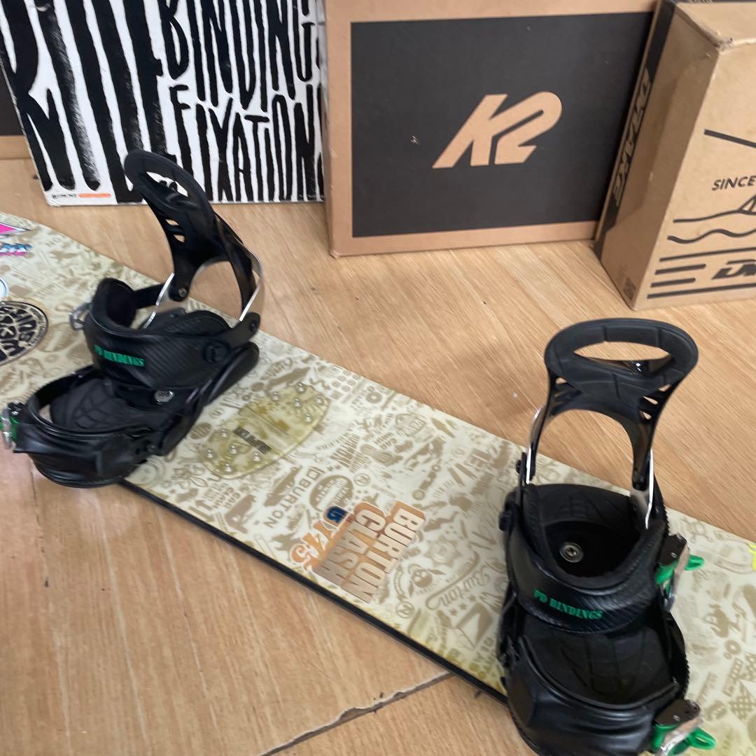 BURTON×PD　バートンスノーボードセット　CLASH　バインディング付