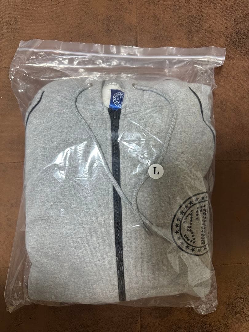 美波【PREMIUM☆APPAREL】373 ZIPUP HOODIE GRAY