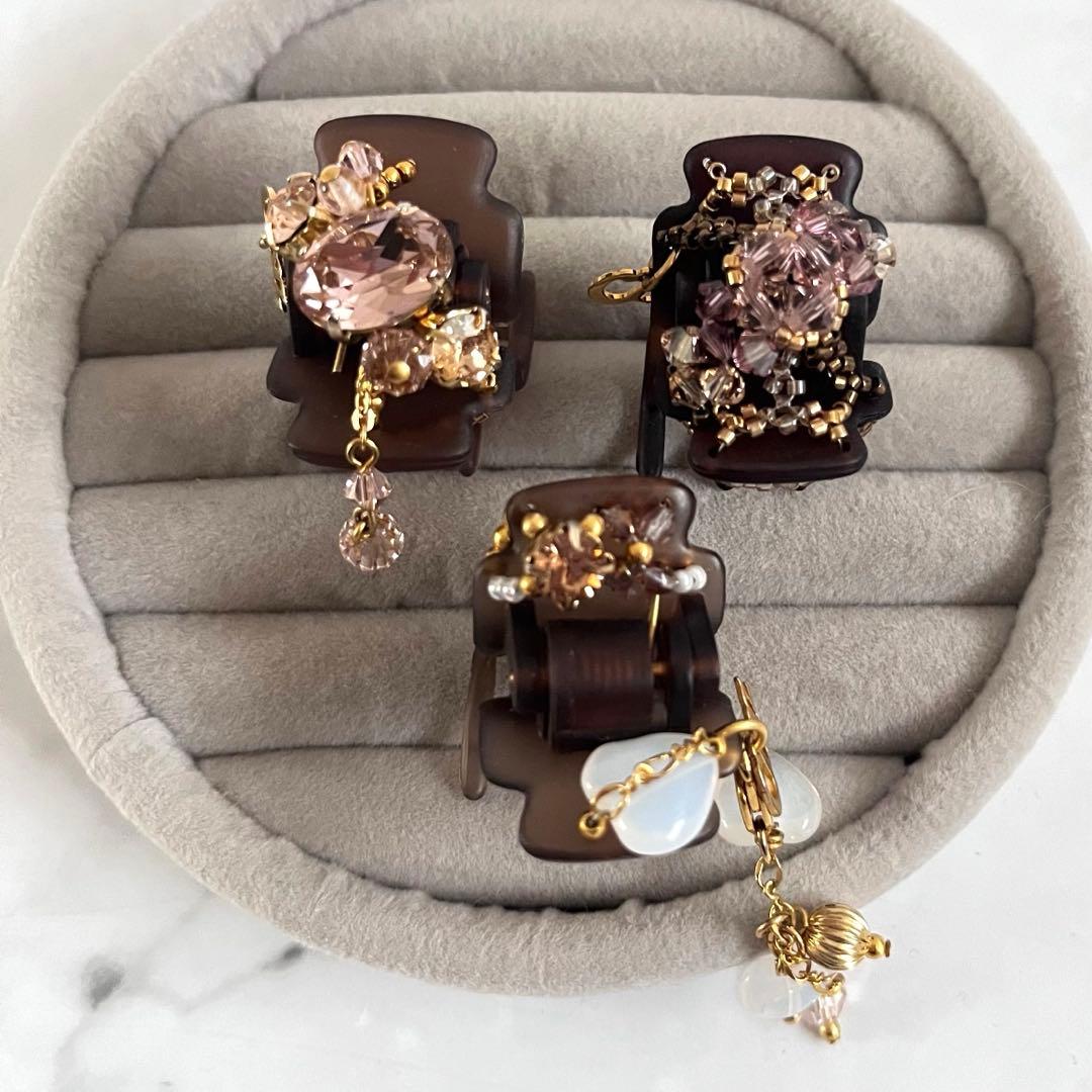 美品　ComplexBiz デザート中クリップ　アクセサリー　3点セット