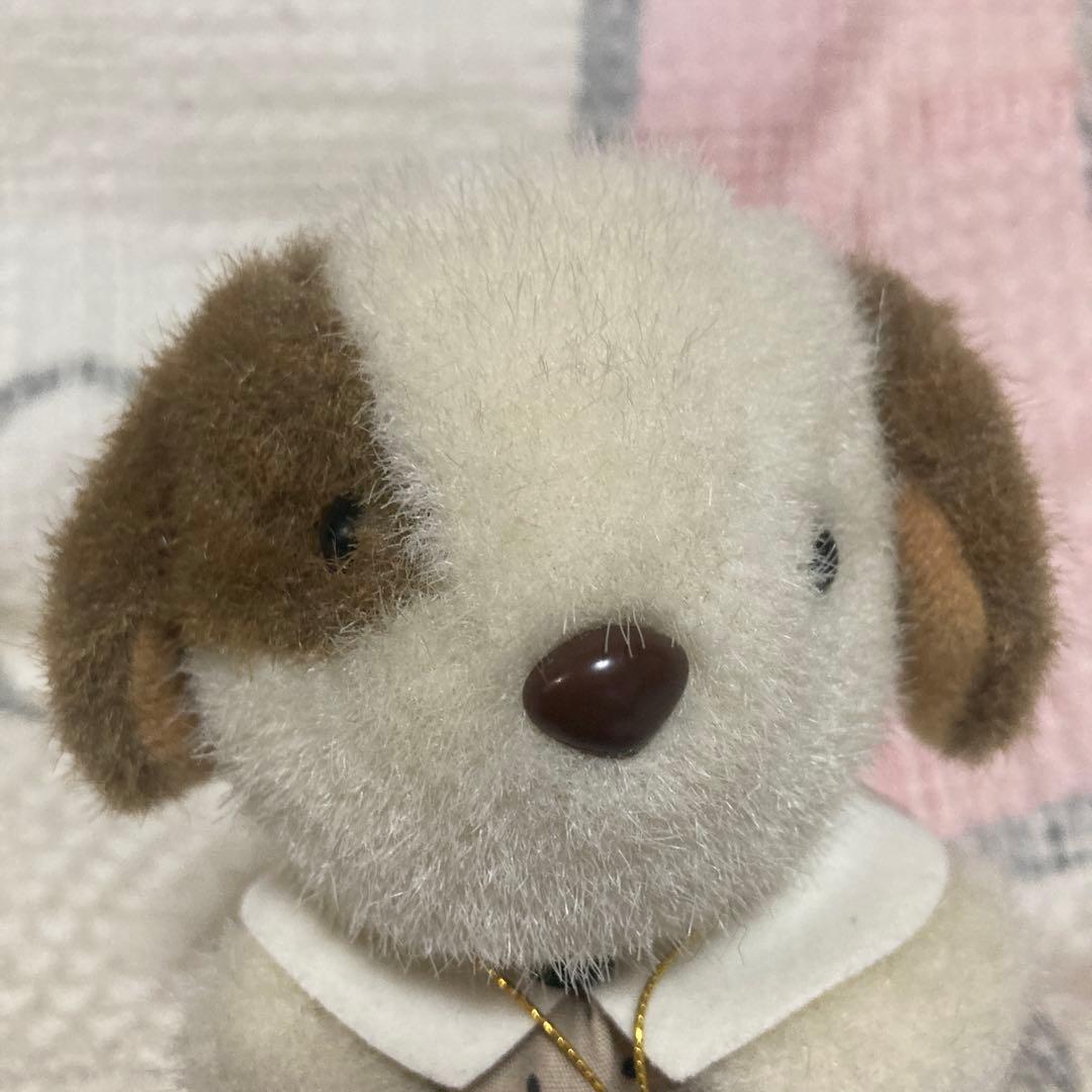 昭和レトロ　サンアロー　夢の回転木馬　ピンドット　犬　ぬいぐるみ　中古品