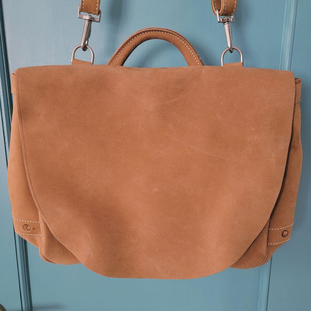 The J.Peterman Company ヌバックレザー　メッセンジャー