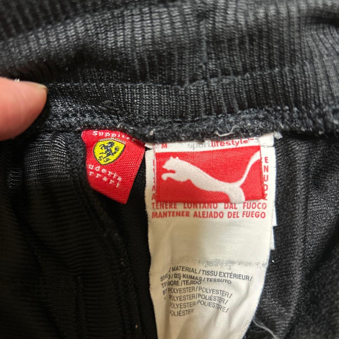 PUMA × Ferrari セットアップ ジャージ 黒赤 M フェラーリ公式
