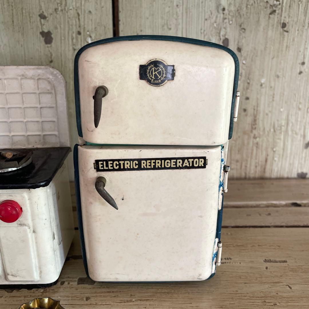 アンティーク　ブリキままごとキッチン