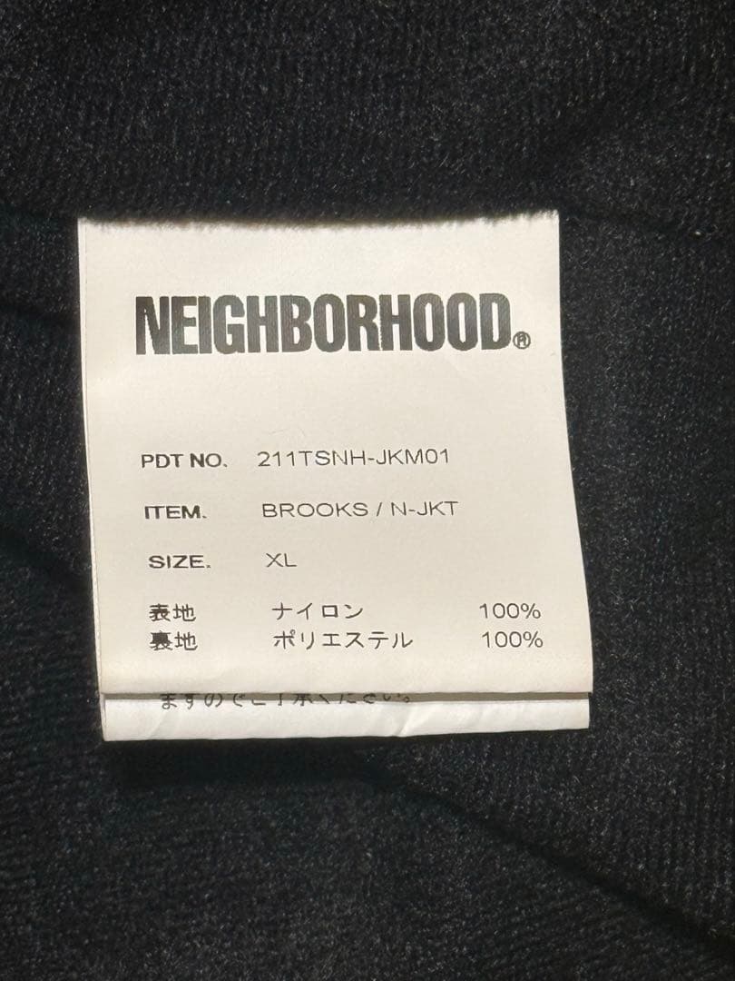 NEIGHBORHOOD (ネイバーフッド) コーチジャケット　ブラック　XL