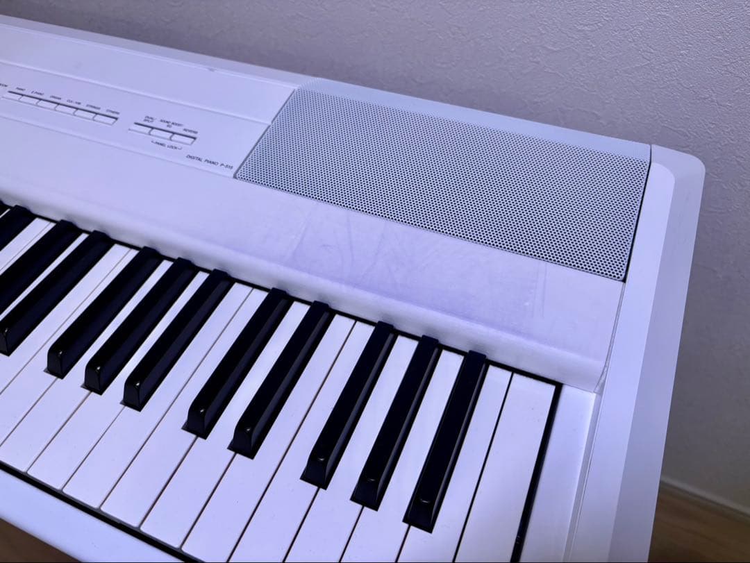 ヤマハ電子ピアノ木製鍵盤P-515WH 白 付属品セット直接引渡し限定(大田区)