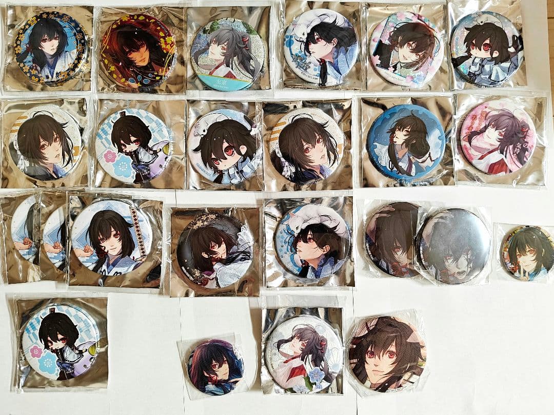 2*り様 剣が君　鷺原左京　缶バッジ　セット　大量　まとめ　希少