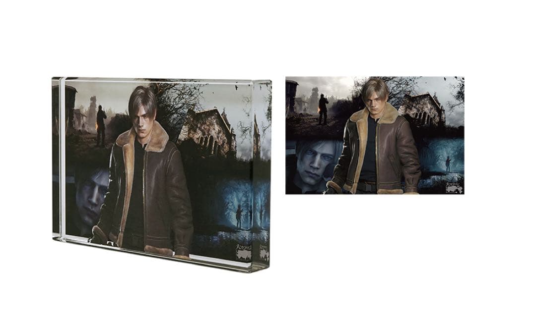 大カプコン展 アクリルブロック　レオン・S・ケネディ（バイオハザード）