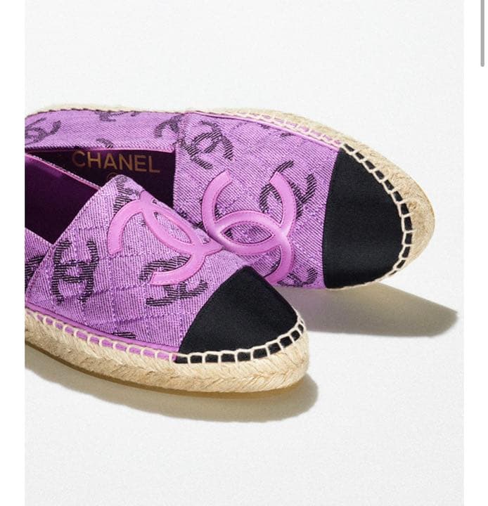 新品未使用　激レア　エスパドリーユ　CHANEL シャネル　靴　実物写真あり