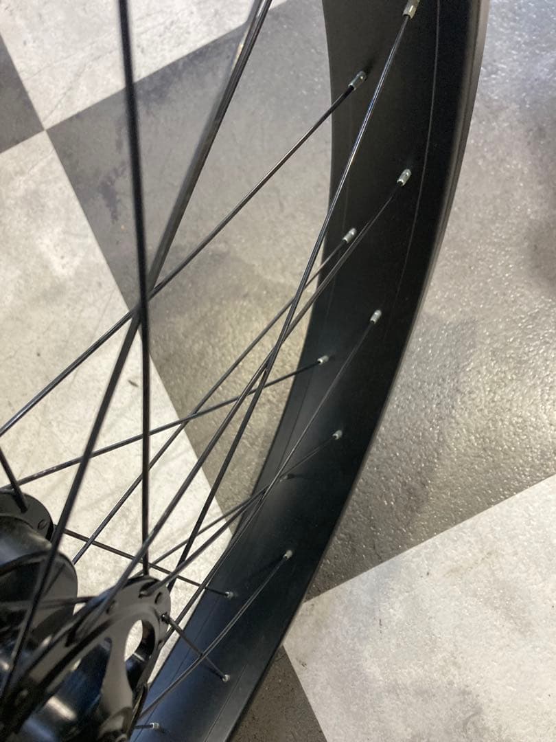 h*u様 完組ホイール_26×65mm_ドラムブレーキ_ブラック