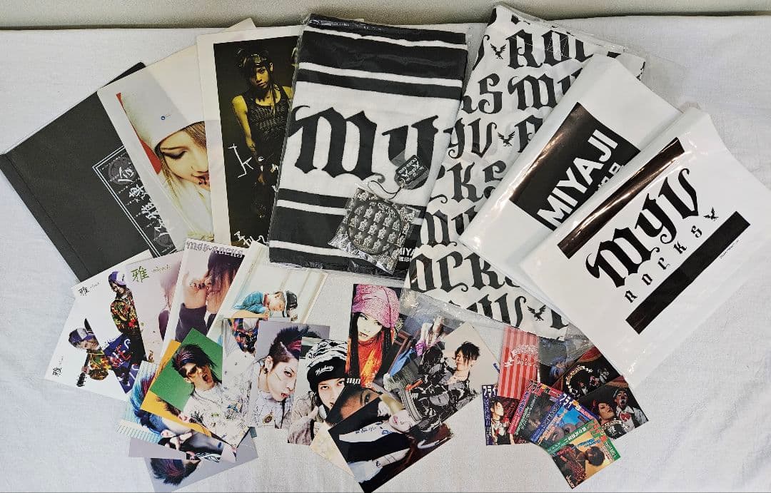 ８月中限定価格【MIYAVI 】ポストカード、写真、エコバッグ、タオル、等