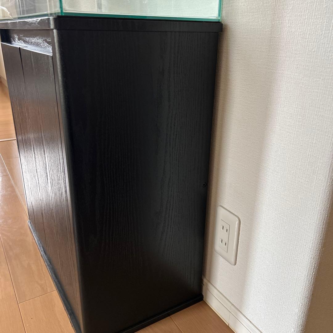 【Lococo】水槽台　黒い収納キャビネット　60×30水槽用
