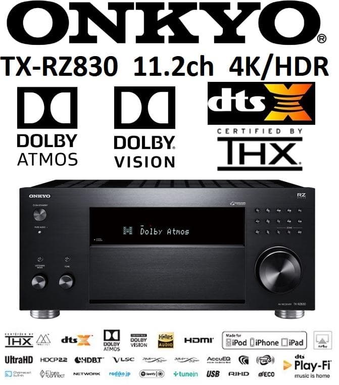 美品☆オンキヨー ONKYO TX-RZ830 11.2ch AVアンプ