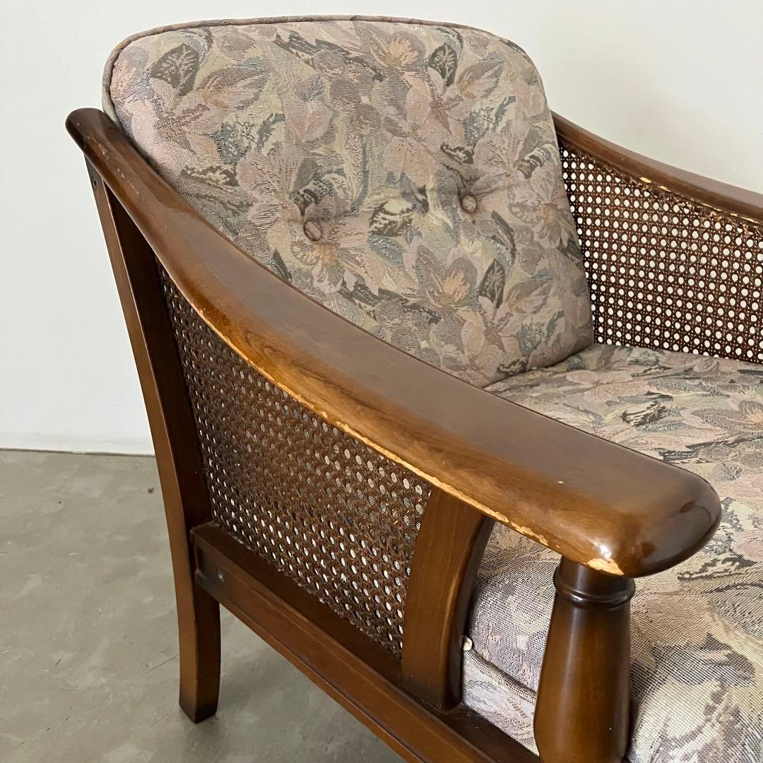 レトロ　アンティーク　ヴィンテージ　古道具　古家具　カリモク　椅子　ソファー