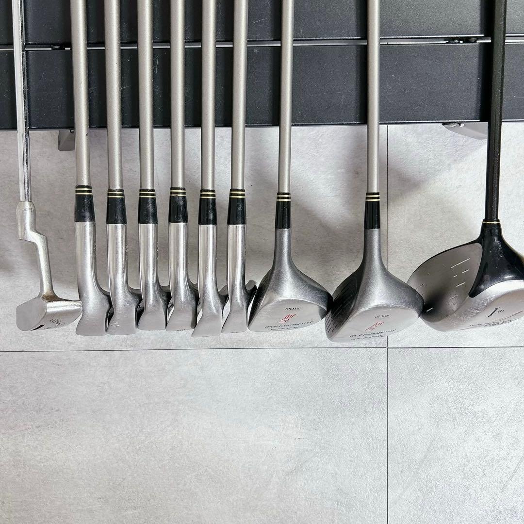 T099 ゼクシオ 他 ゴルフクラブ メンズ フルセット 11点 フレックスS
