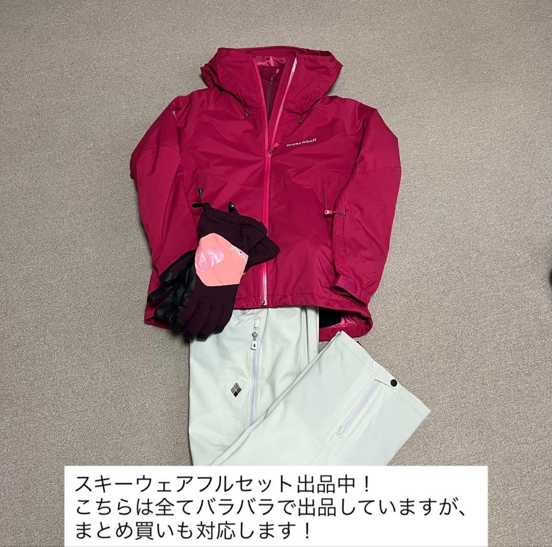 モンベルmontbell パウダーステップ パーカ ピンク Mサイズ スキー