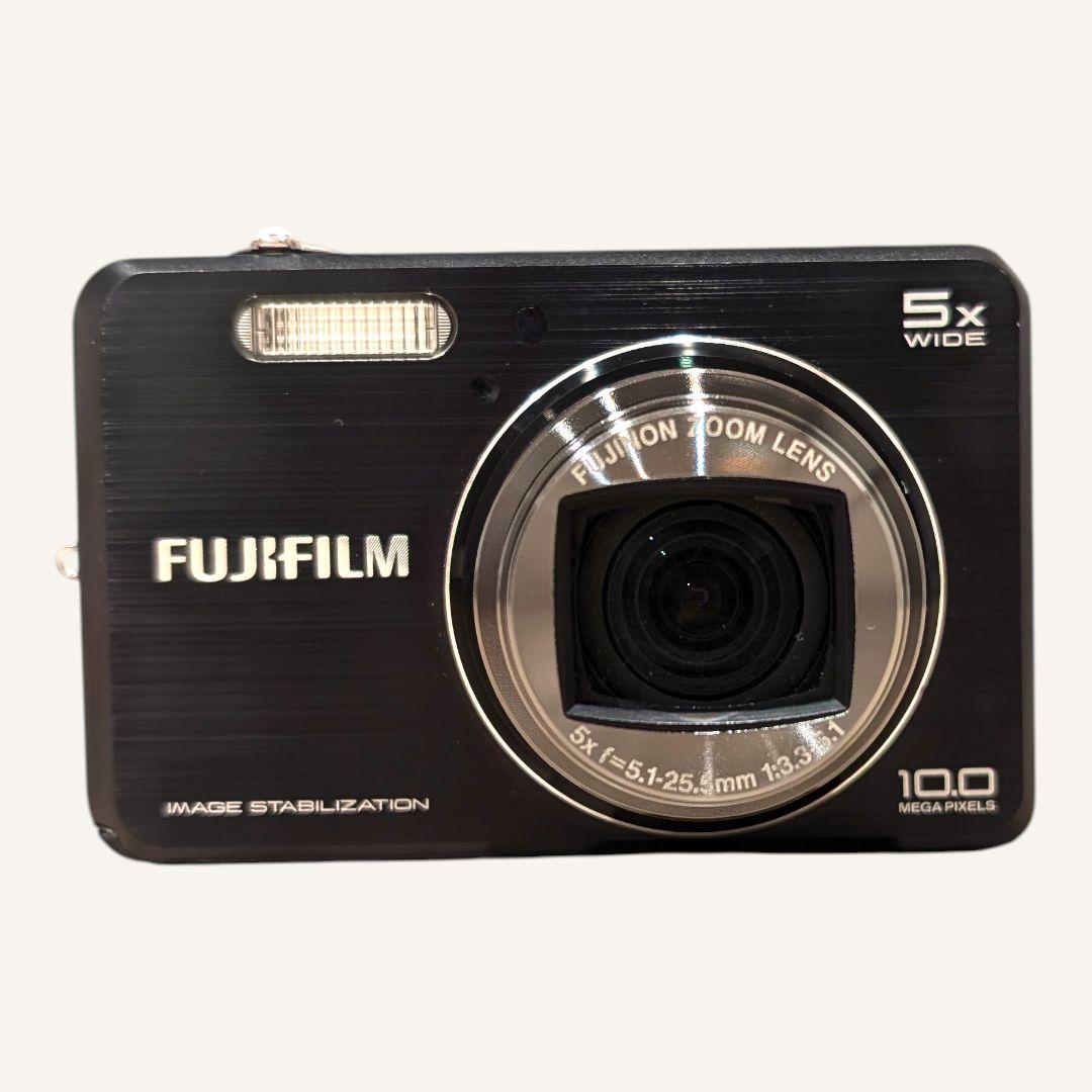 美品 動作確認済 FUJIFILM J250 デジカメ ブラック 充電器