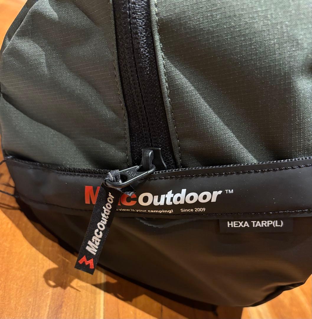 【Mac One】マックワン ヘキサタープ Lサイズ (アームドグリーン)